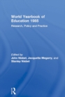 World Yearbook of Education 1985 : Research, Policy and Practice - eBook