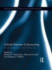 Critical Histories of Accounting : Sinister Inscriptions in the Modern Era - eBook
