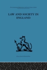 Law and Society in England - eBook