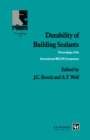 Durability of Building Sealants - eBook