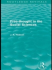 Free-Thought in the Social Sciences (Routledge Revivals) - eBook