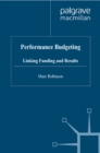 Performance Budgeting : Linking Funding and Results - eBook