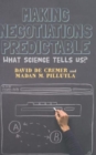 Making Negotiations Predictable : What Science Tells Us - Book