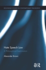 Hate Speech Law : A Philosophical Examination - Book