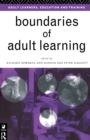 Boundaries of Adult Learning - Book