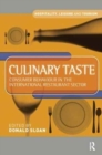 Culinary Taste - Book