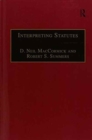Interpreting Statutes : A Comparative Study - Book