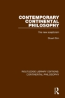 Contemporary Continental Philosophy : The New Scepticism - Book