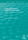 Large Deviations For Performance Analysis : Queues, Communication and Computing - Book