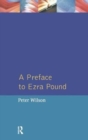A Preface to Ezra Pound - Book