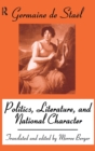 Politics, Literature and National Character - Book