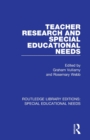 Teacher Research and Special Education Needs - Book