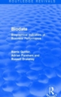 Biodata (Routledge Revivals) : Biographical Indicators of Business Performance - Book