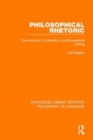 Philosophical Rhetoric : The Function of Indirection in Philosophical Writing - Book