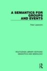 A Semantics for Groups and Events - Book