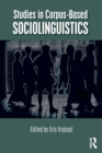 Studies in Corpus-Based Sociolinguistics - Book