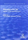 Planning in the UK : Agendas for the New Millennium - Book