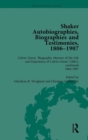 Shaker Autobiographies, Biographies and Testimonies, 1806-1907 Vol 3 - Book
