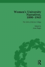 Women's University Narratives, 1890-1945, Part I Vol 2 : Key Texts - Book