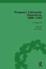 Women's University Narratives, 1890-1945, Part I Vol 3 : Key Texts - Book