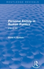 Personal Enmity in Roman Politics (Routledge Revivals) : 218-43 BC - Book