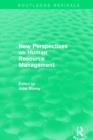 New Perspectives on Human Resource Management (Routledge Revivals) - Book