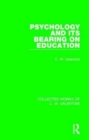 Psychology and its Bearing on Education - Book