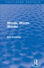 Words, Words Words! - Book