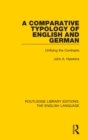 A Comparative Typology of English and German : Unifying the Contrasts - Book