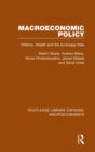Macroeconomic Policy : Inflation, Wealth and the Exchange Rate - Book