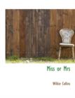 Miss or Mrs - Book