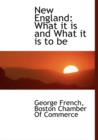 New England : What It Is and What It Is to Be - Book