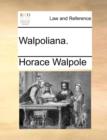 Walpoliana. - Book