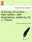 A Survey of London ... New Edition, with Illustrations, Edited by W. J. Thoms. - Book