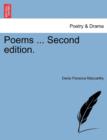Poems ... Second Edition. - Book