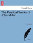 The Poetical Works of John Milton. - Book