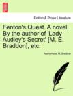 Fenton's Quest. a Novel. by the Author of 'Lady Audley's Secret' [M. E. Braddon], Etc. - Book
