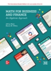 Math For Business And Finance: An Algebraic Approach ISE - Book