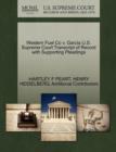 Western Fuel Co V. Garcia U.S. Supreme Court Transcript of Record with Supporting Pleadings - Book