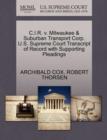 C.I.R. V. Milwaukee & Suburban Transport Corp. U.S. Supreme Court Transcript of Record with Supporting Pleadings - Book