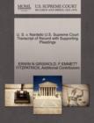U. S. V. Nardello U.S. Supreme Court Transcript of Record with Supporting Pleadings - Book