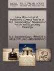 Larry Meachum et al., Petitioners, V. Arthur Fano et al. U.S. Supreme Court Transcript of Record with Supporting Pleadings - Book