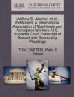 Mathew S. Jasinski et al., Petitioners, V. International Association of Machinists and Aerospace Workers. U.S. Supreme Court Transcript of Record with Supporting Pleadings - Book