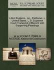 Litton Systems, Inc., Petitioner, V. United States. U.S. Supreme Court Transcript of Record with Supporting Pleadings - Book