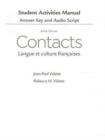SAM Answer Key with Audio Script for Valette/Valette's Contacts: Langue  et culture fran aises, 9th - Book