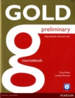 Gold Preliminary Coursebook with CD-ROM Pack - Book