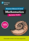 Pearson REVISE Edexcel A level Maths Revision Guide inc online edition - 2023 and 2024 exams - Book