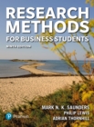 Research Methods for Business Students - Book