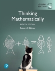 Thinking Mathematically, Global Edition - Book