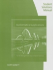 Student Solutions Manual for Harshbarger/Reynolds' Mathematical  Applications for the Management, Life, and Social Sciences, 11th - Book